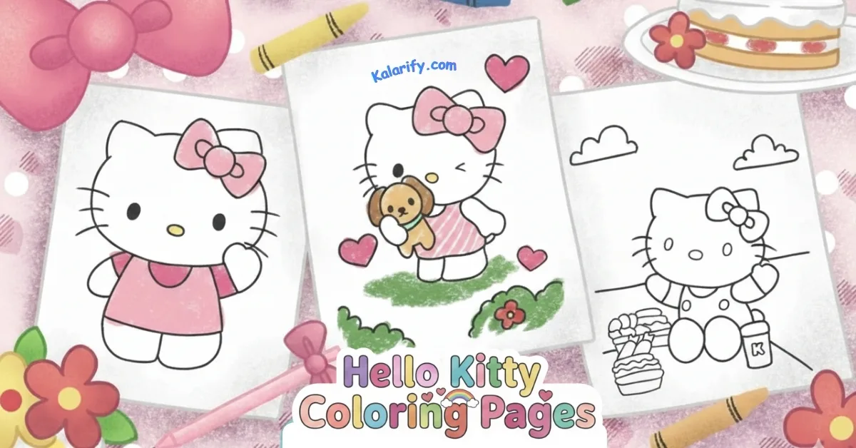 Hello Kitty Coloring Pages
